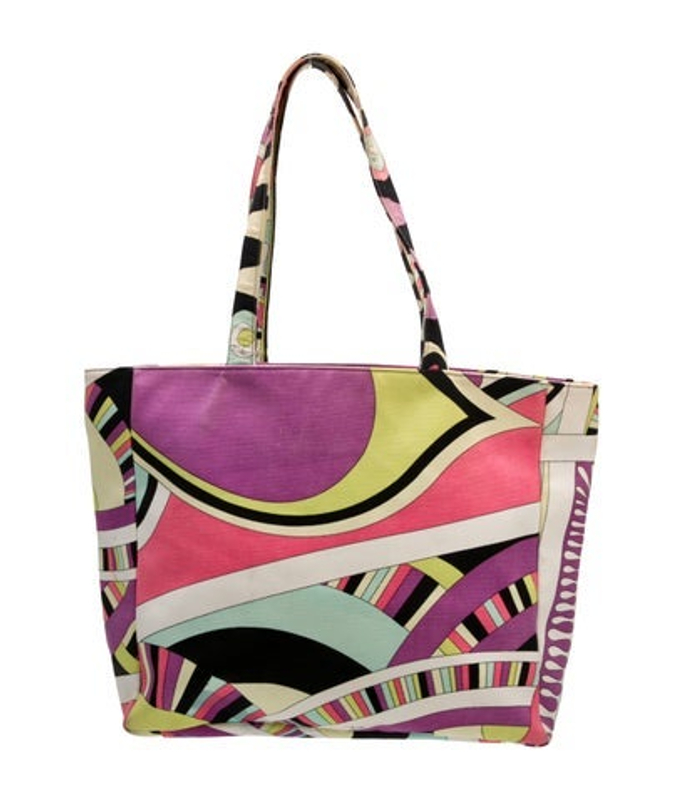 Emilio Pucci Pucci Canvas Shoulder Bag
