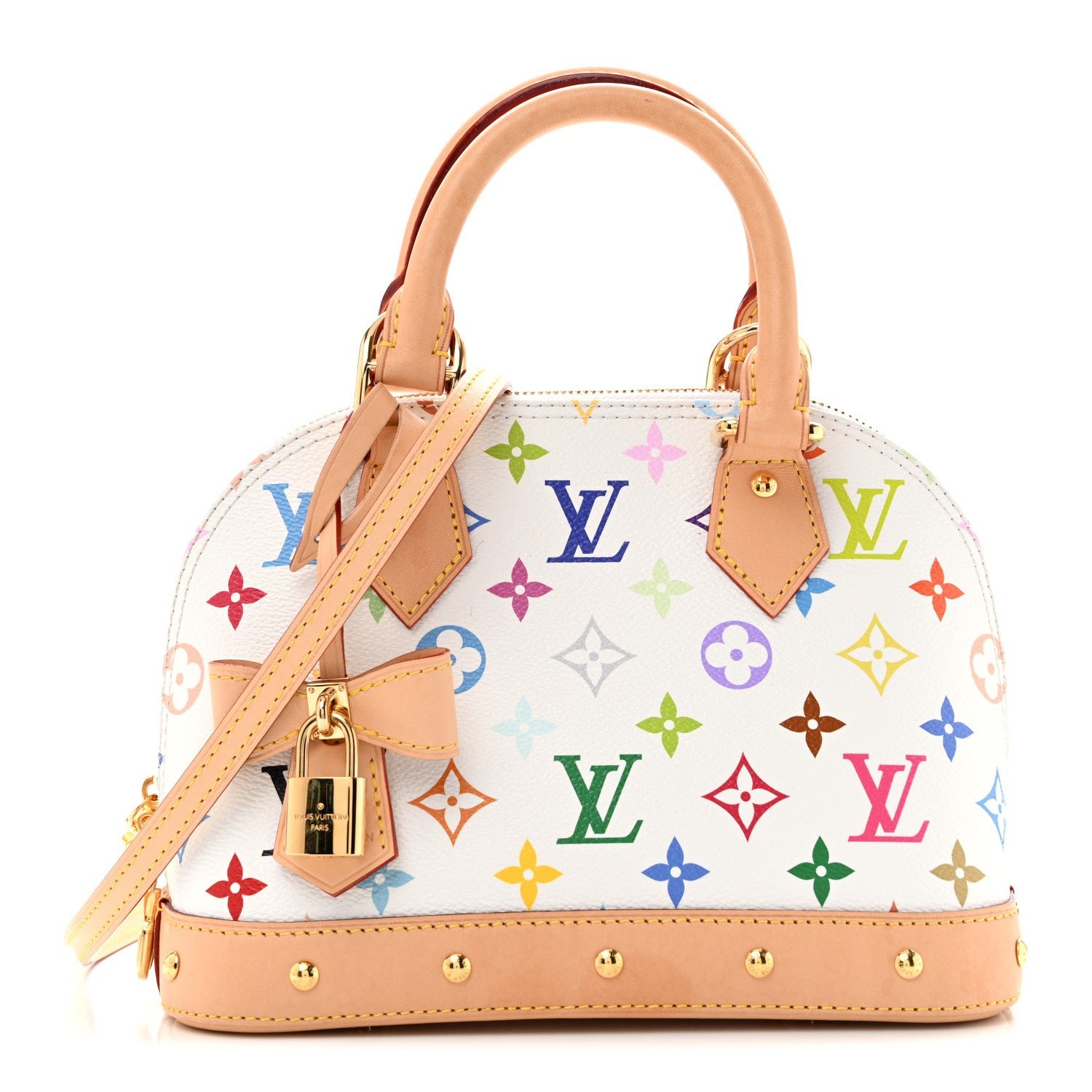 Louis Vuitton LV x TM Monogram Multicolor Alma BB White