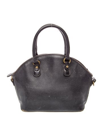 Leather Top Handle Bag
