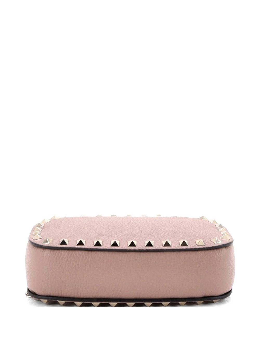 Rockstud Chain Camera Leather Small crossbody bag