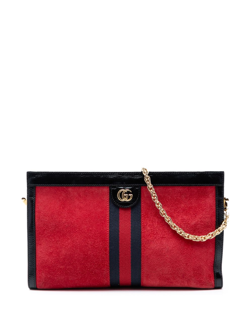 2016-2026 Medium Suede Web Ophidia Chain shoulder bag