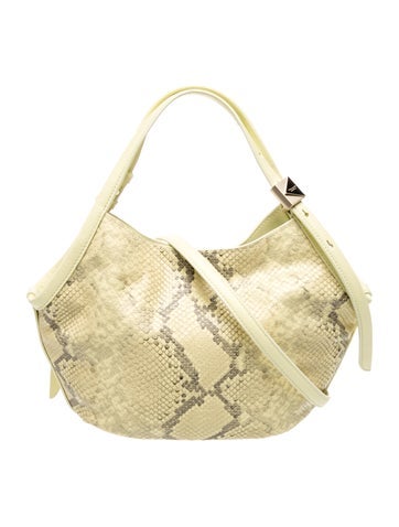 Embossed Leather Shoulder Bag