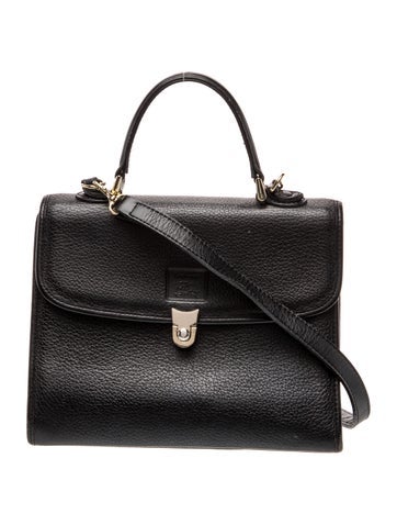 Leather Top Handle Bag