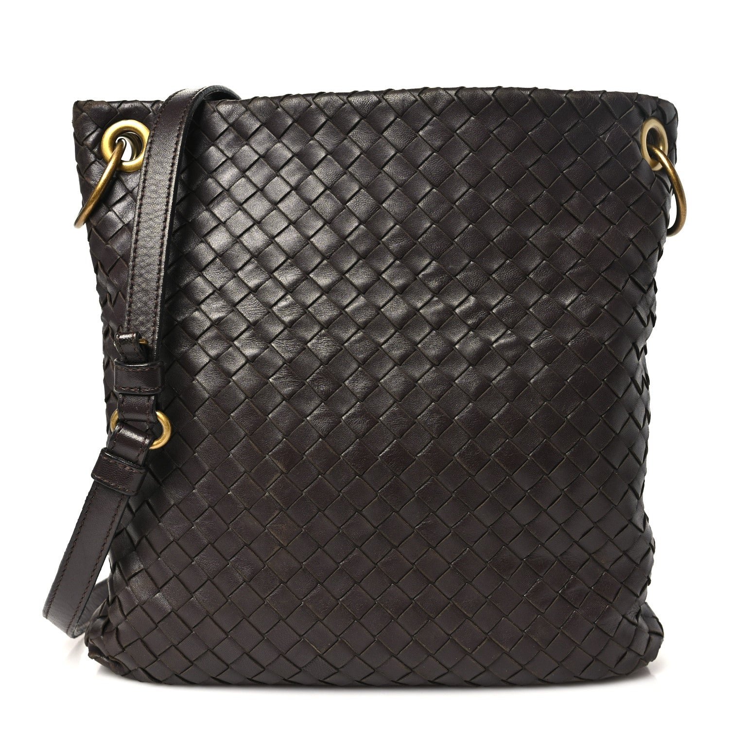 Bottega Veneta Nappa Intrecciato Crossbody Bag Fondant