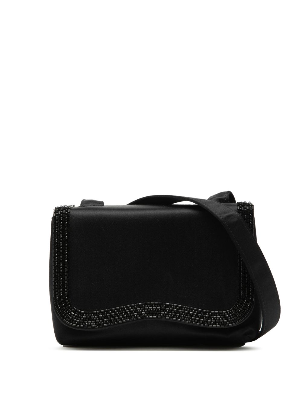 1997-1999 Mini Satin Beaded Flap crossbody bag