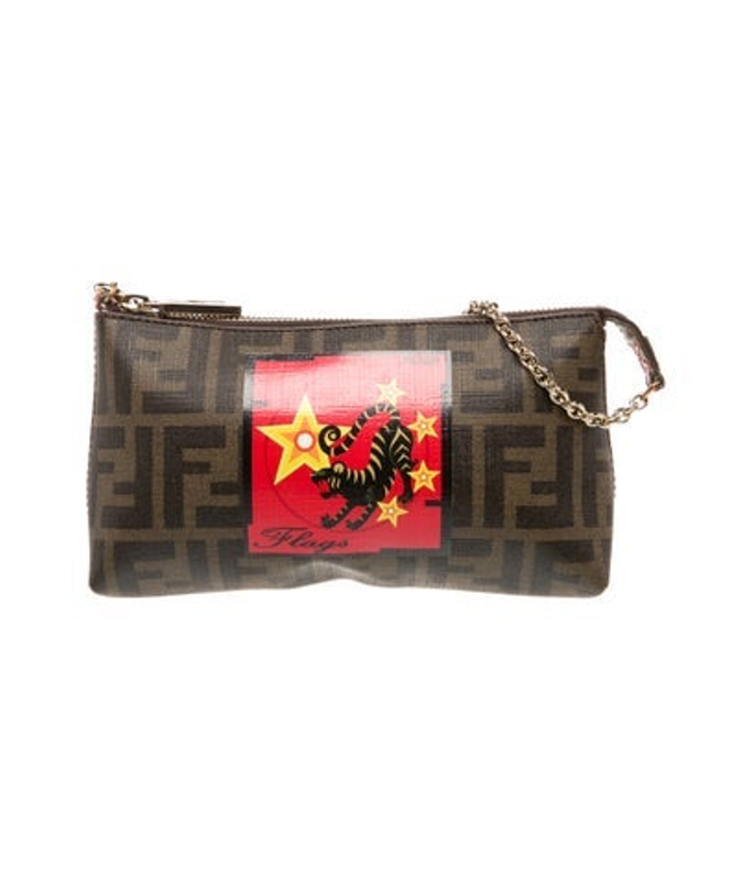 Fendi Zucca Ff Top Handle Bag
