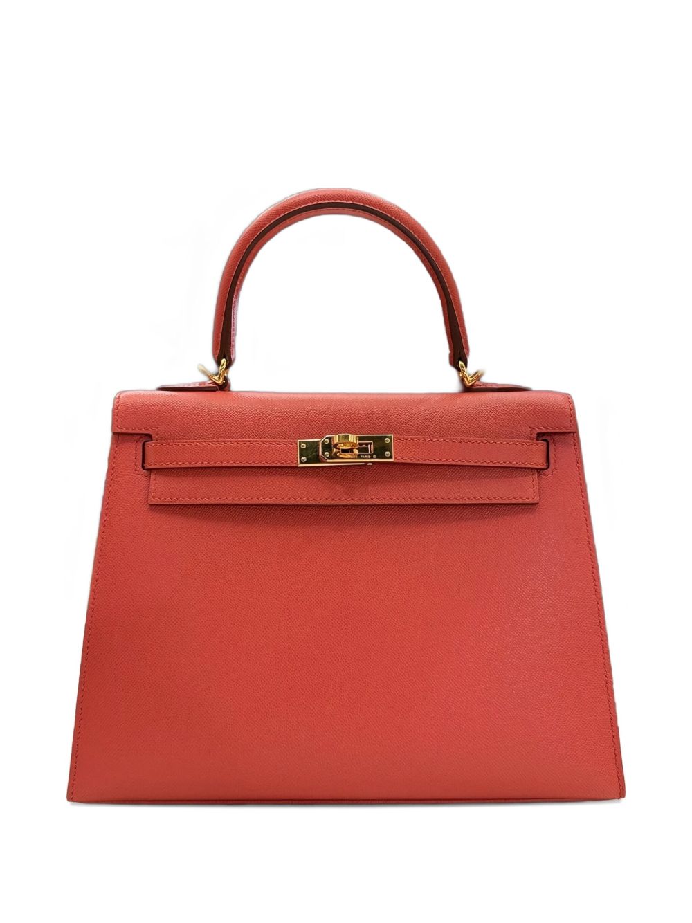 2022 Kelly Sellier 25 Veau Madame gold-hardware handbag