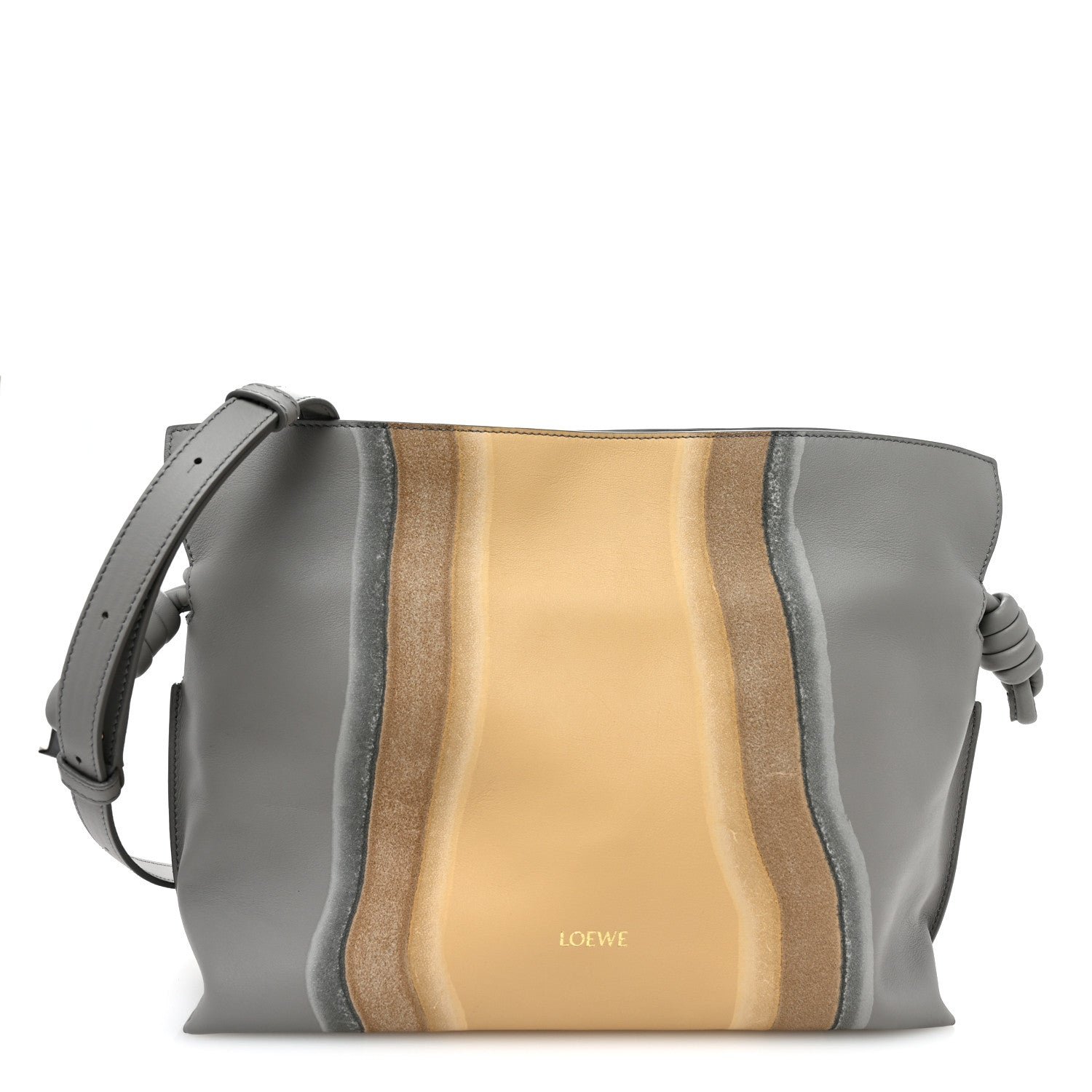 Loewe Nappa Medium Flamenco Landscape Knot Clutch