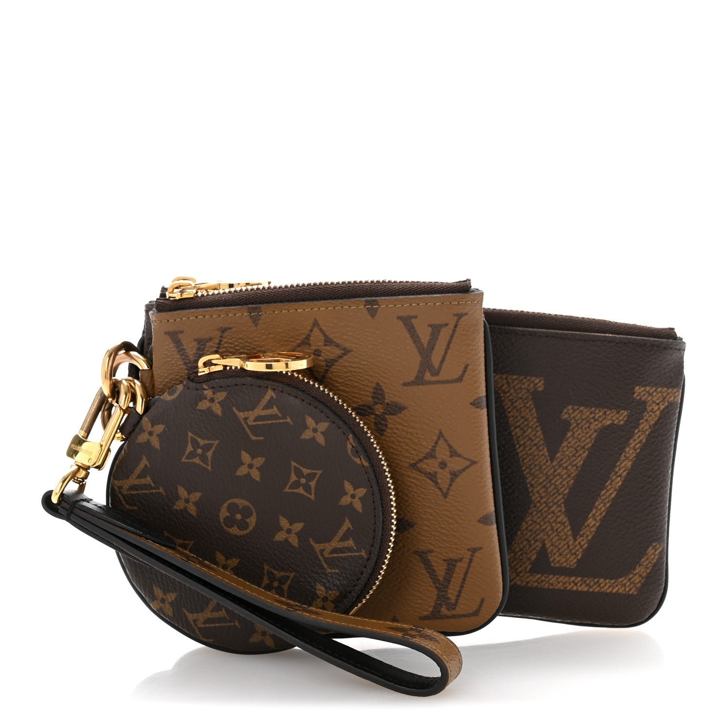 Louis Vuitton Reverse Monogram Giant Trio Pouch