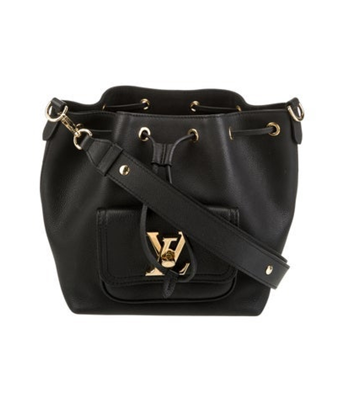 Louis Vuitton Vuitton Taurillon Leather Lockme Bucket Bag Mm
