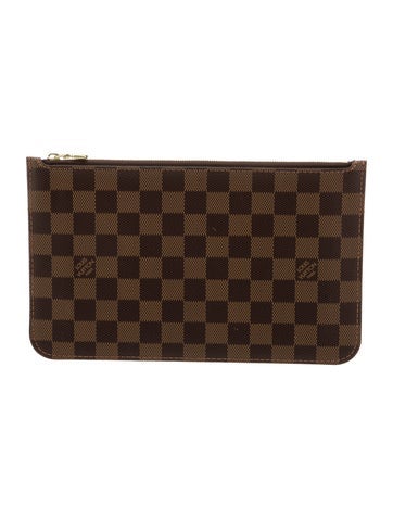Louis Vuitton Damier Ebene Neverfull Pouch