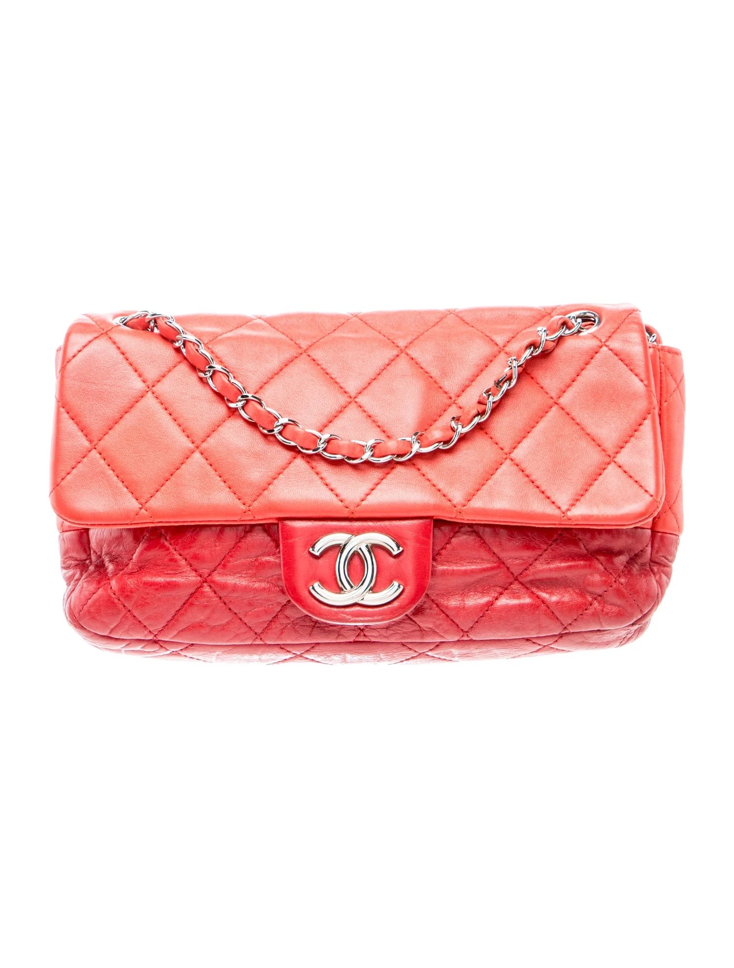 Medium Bicolor Flap Bag