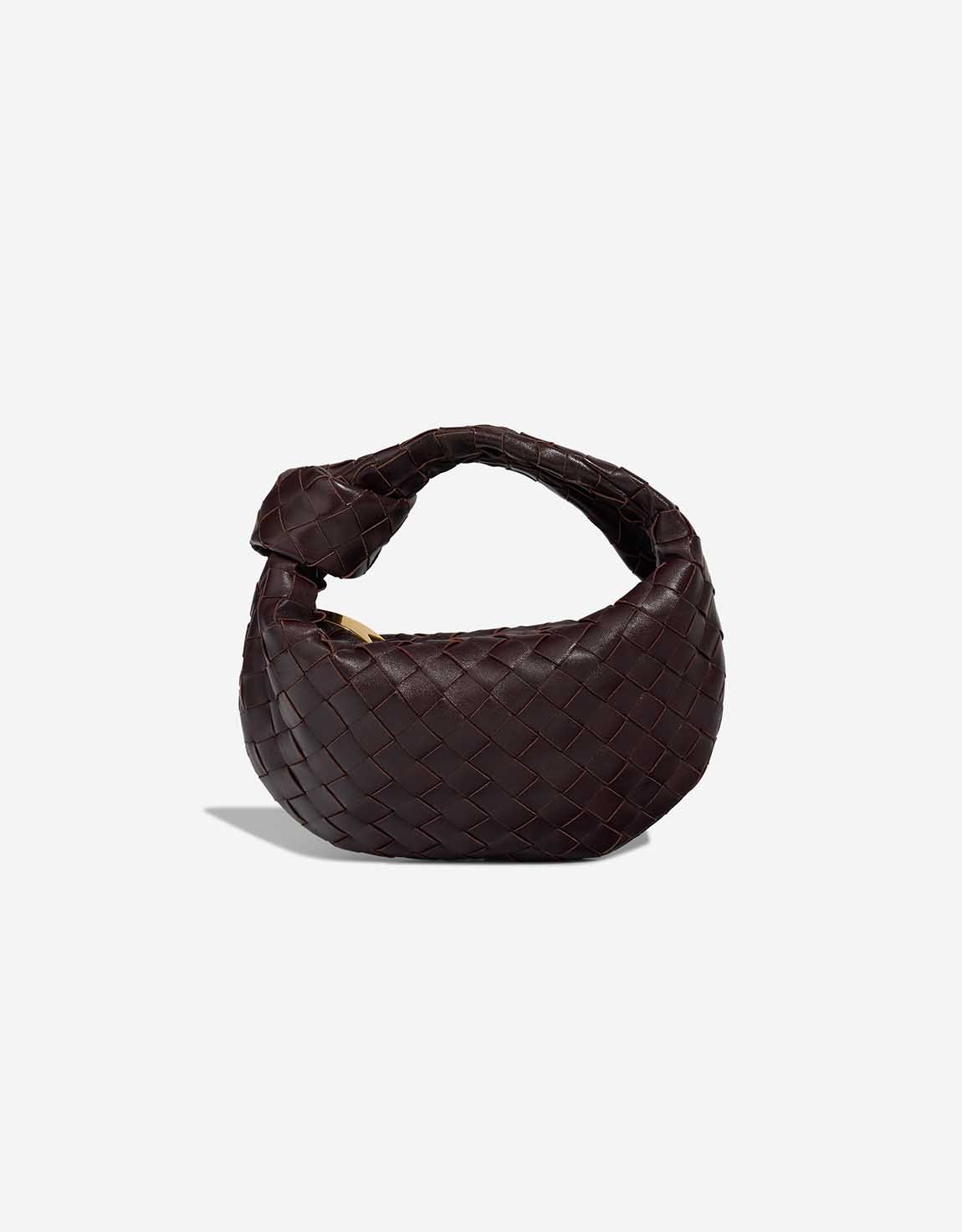 Bottega Veneta 
		Jodie Mini Lamb Dark Burgundy    