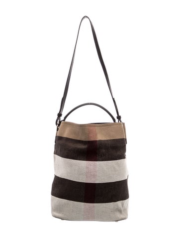 House Check Bucket Bag