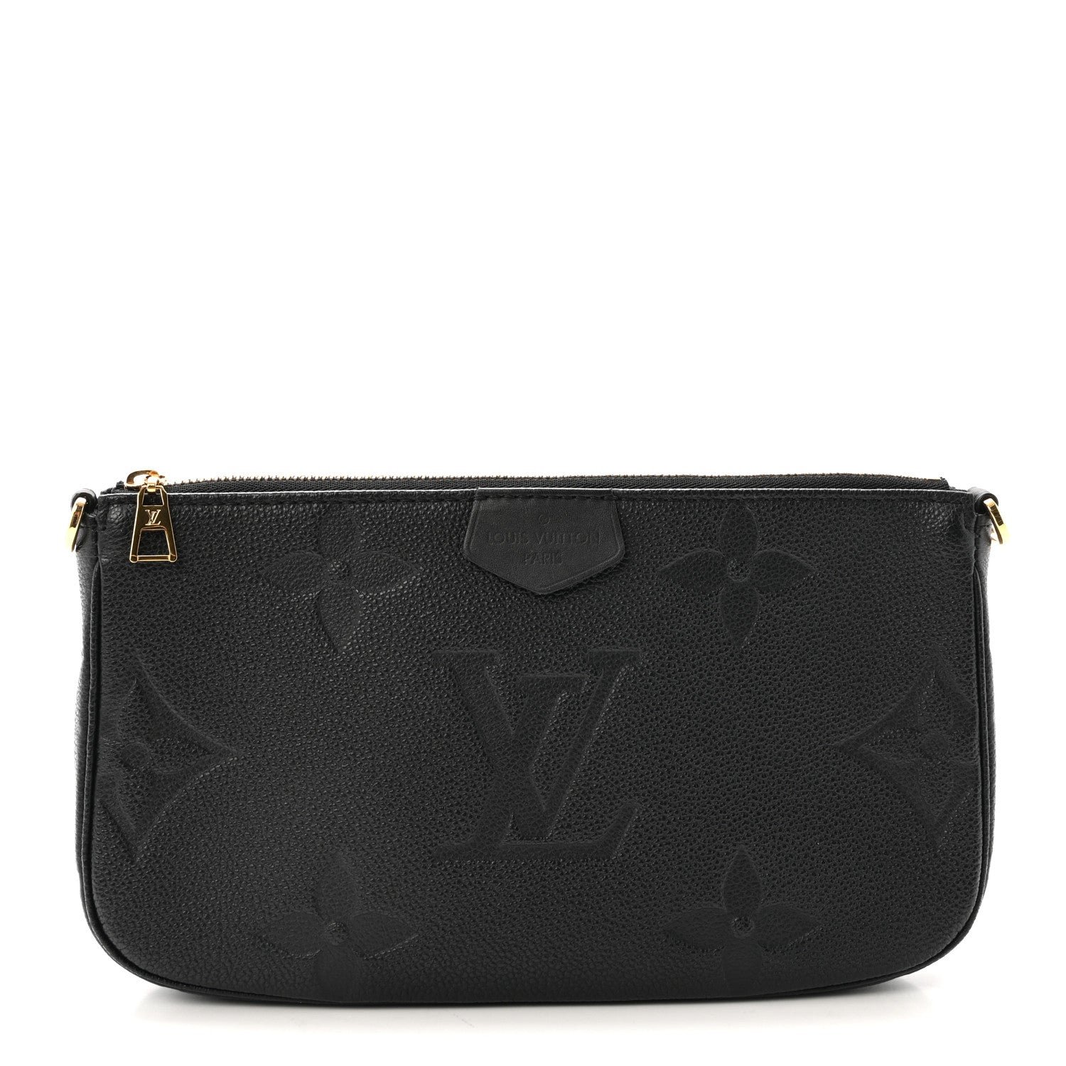 Louis Vuitton Empreinte Monogram Giant Multi Pochette Accessories Large Pochette Black