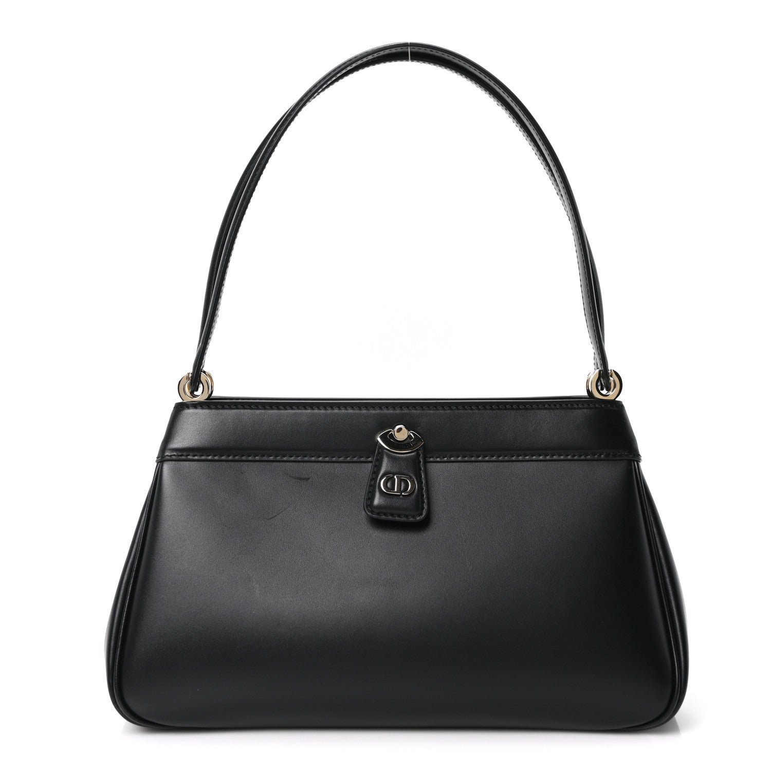Dior Calfskin Medium Key Shoulder Bag Black
