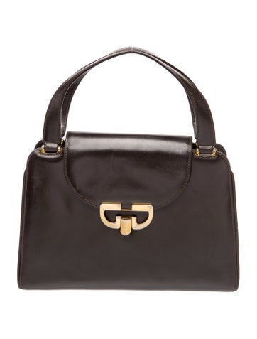 Leather Top Handle Bag Vintage