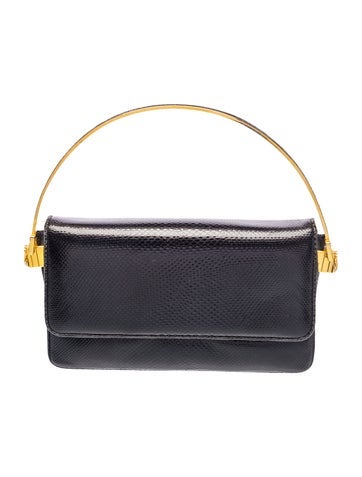 Judith Leiber Leather Top Handle Bag