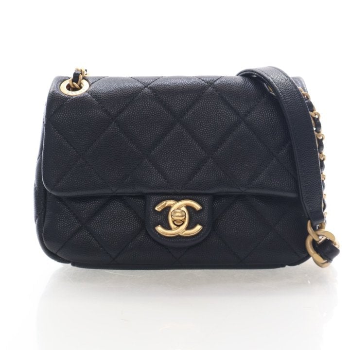 Chanel Mini Caviar Square Flap Bag