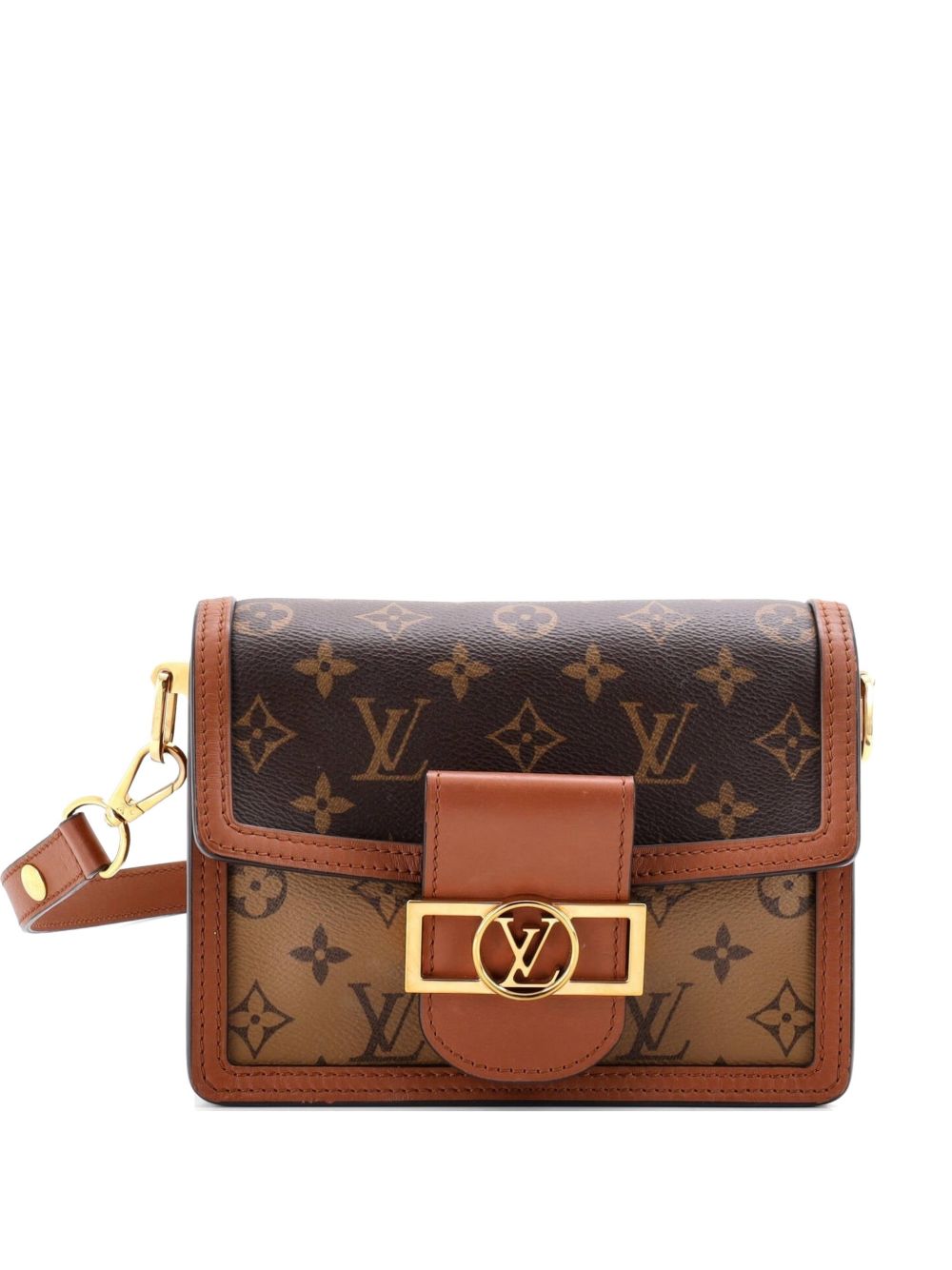 Dauphine Shoulder Bag Reverse Monogram Canvas Mini crossbody bag