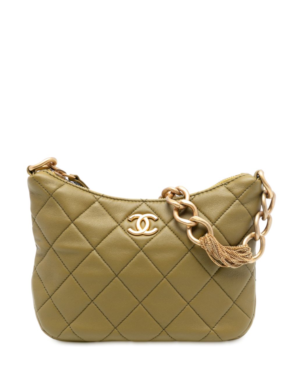 2021-2025 Paris Dakar Quilted Lambskin Mixed Chain hobo bag