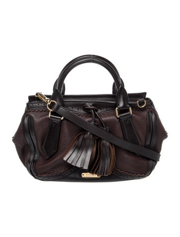 Leather Top Handle Bag