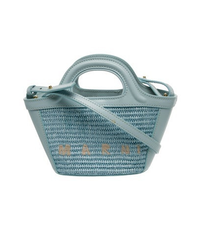 Marni Straw Top Handle Bag
