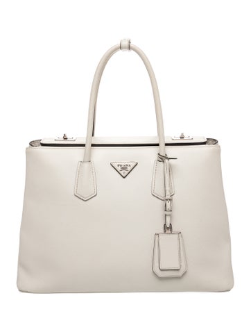 Saffiano Lux Leather Twin Large