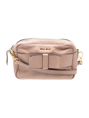 Goat Leather Bow Camera Bag