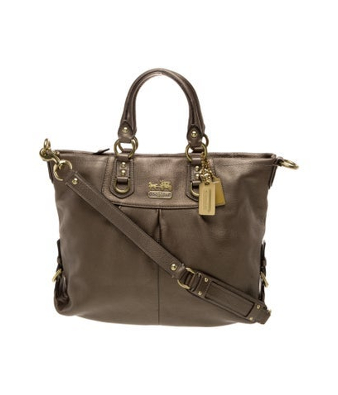 Coach Leather Top Handle Bag