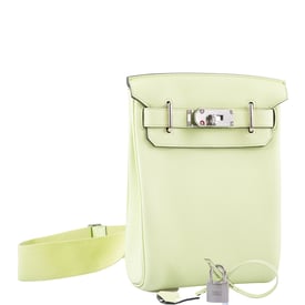 Hermes Hermès HAC Birkin A Dos PM Vert Absinthe Togo Palladium Hardware