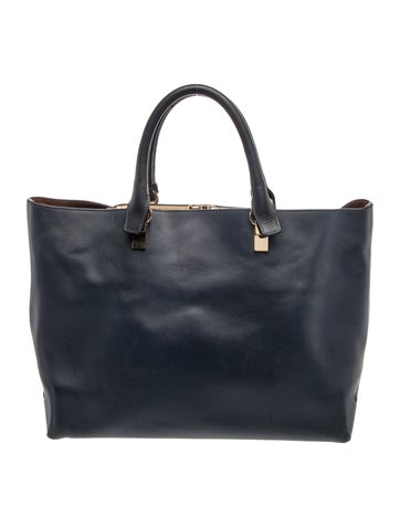 Leather Top Handle Bag