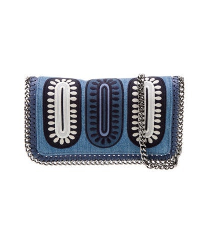 Stella McCartney Mccartney Denim Crossbody Bag