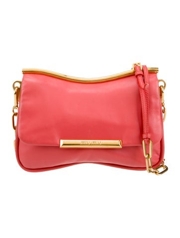 Miu Miu Leather Crossbody Bag