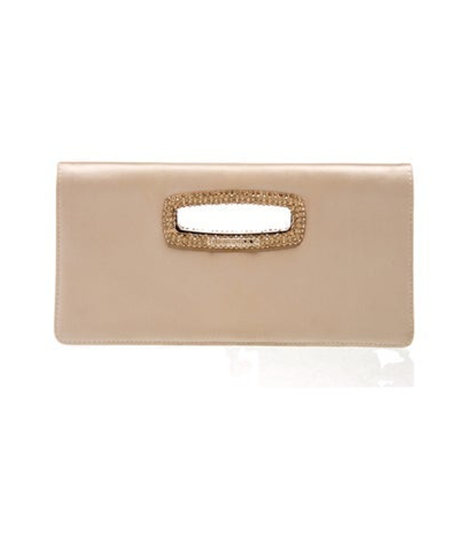 Jimmy Choo Choo Satin Clutch