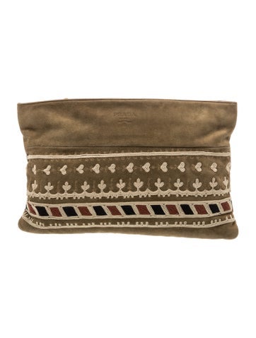 Scamosciato Suede Clutch