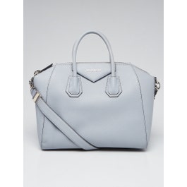 Givenchy Givenchy Light Blue Sugar Goatskin Leather Medium Antigona Bag