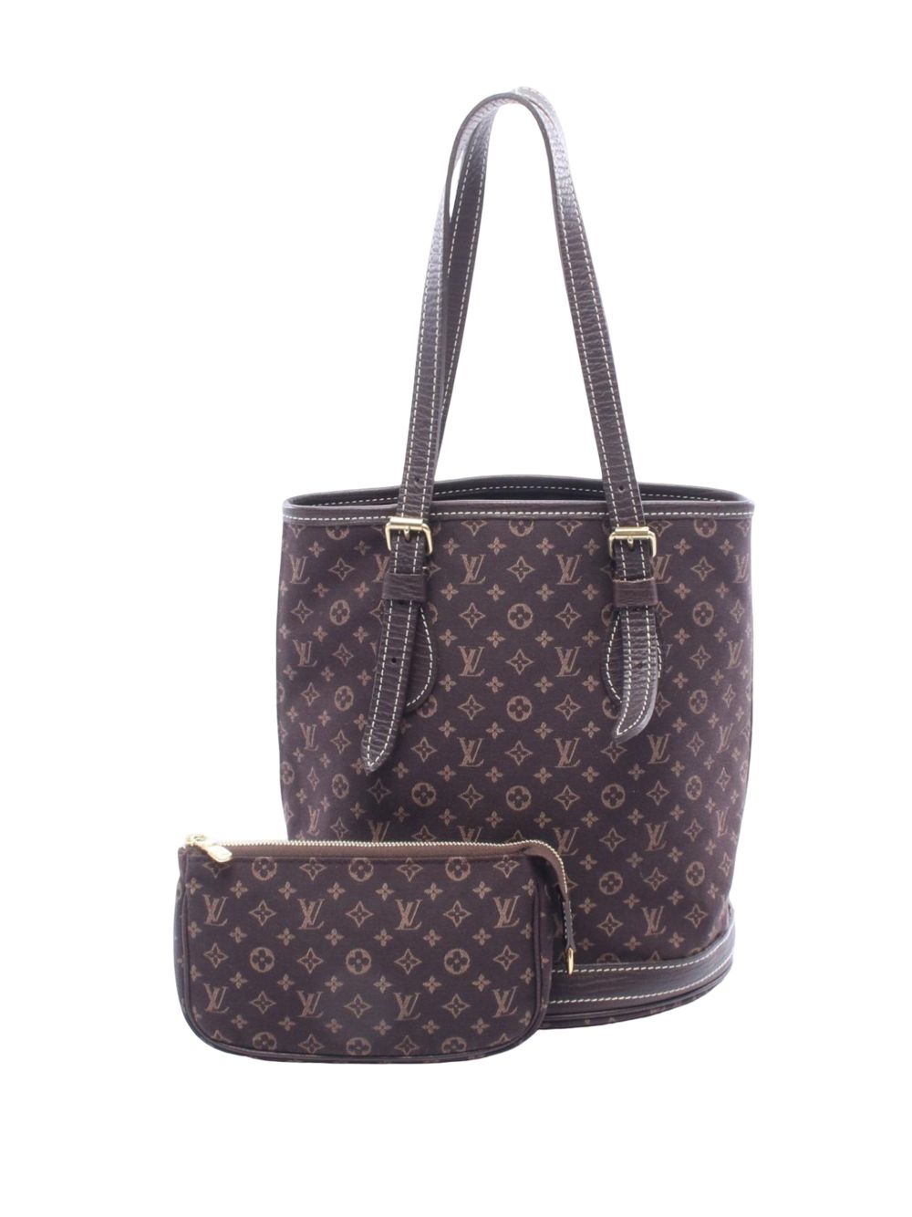 2006 Monogram Mini Lin PM bucket bag