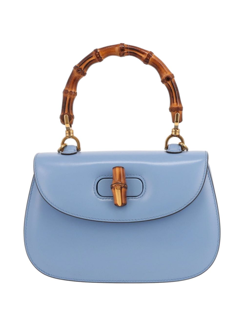 Bamboo leather handbag