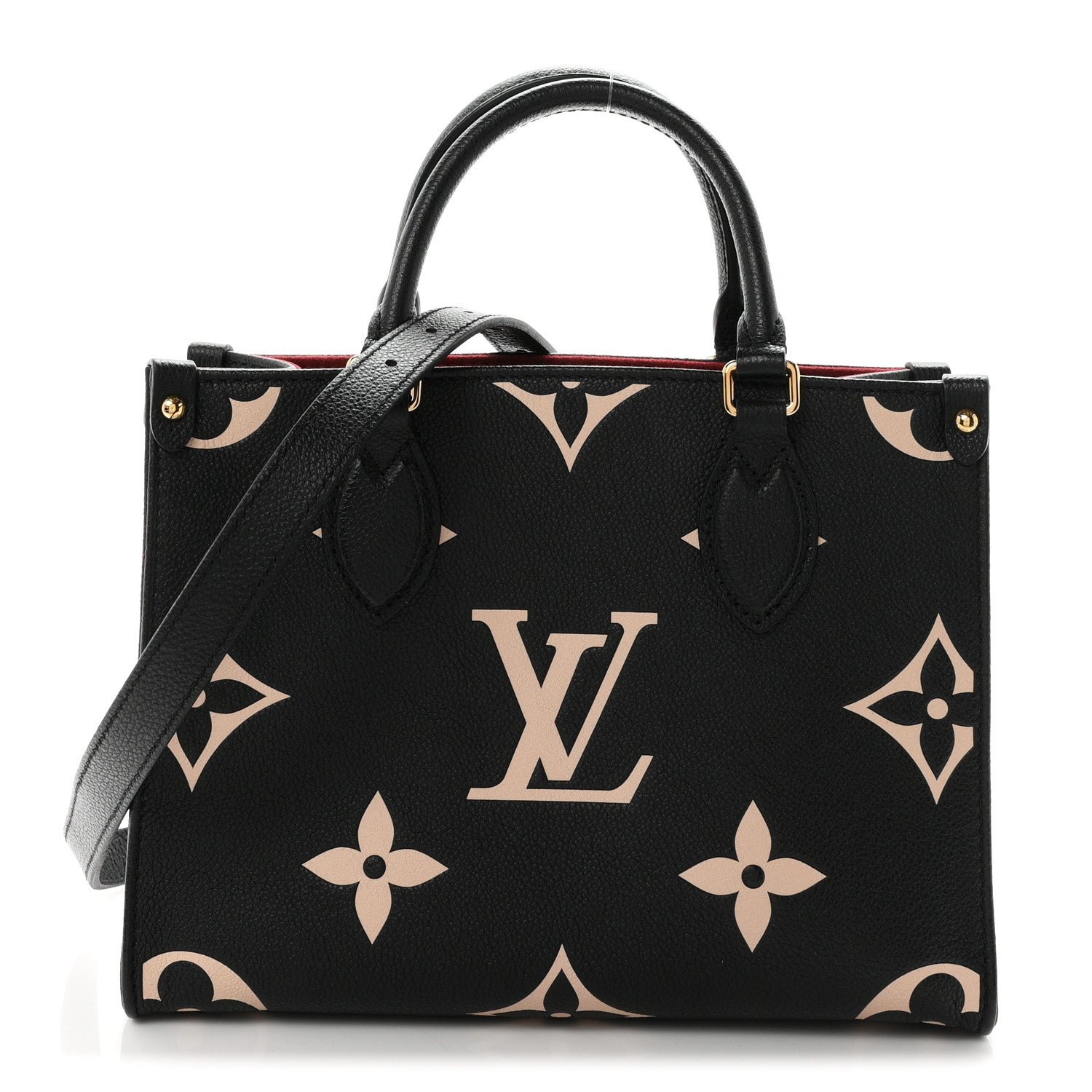 Louis Vuitton Empreinte Monogram Giant Onthego PM Black Beige