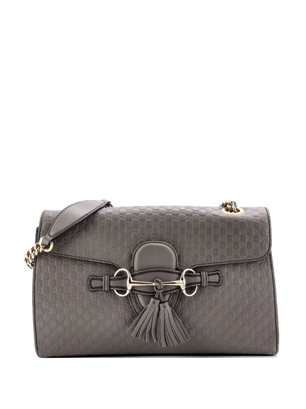 Emily Chain Flap Bag Microguccissima Leather Medium shoulder bag