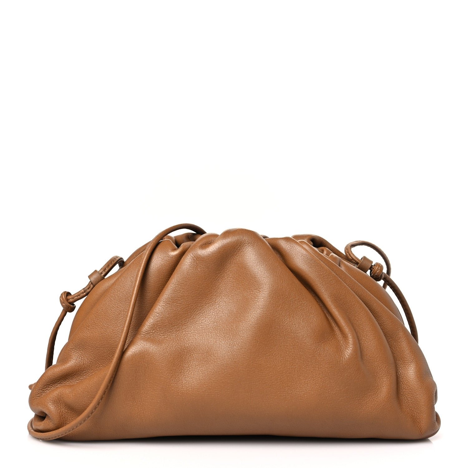 Bottega Veneta Butter Calfskin The Mini Pouch Camel