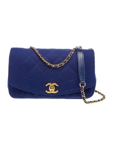 Quilted Jersey Small Vintage Chic Flap Bag