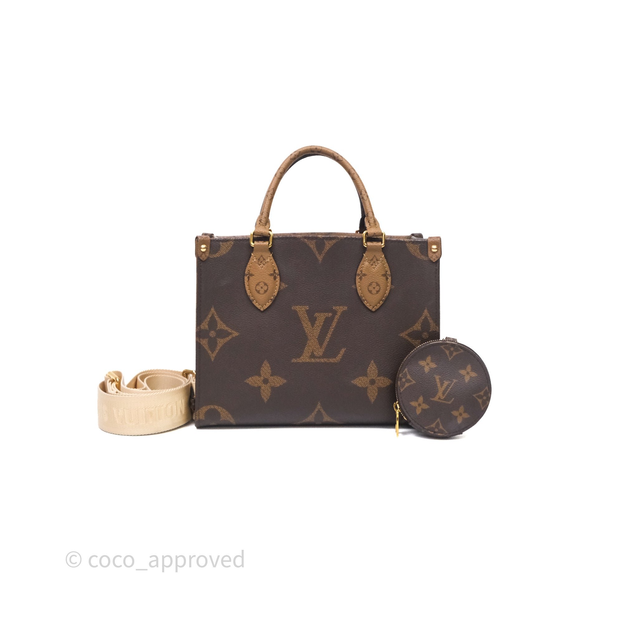Louis Vuitton OnTheGo PM in Monogram Reverse Canvas