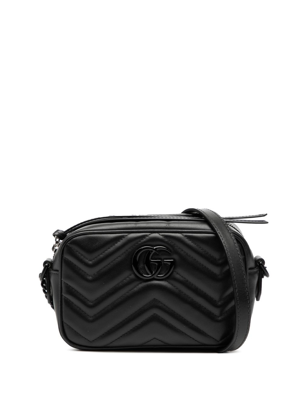 2016-2026 Mini GG Marmont Matelasse Leather Monochrome crossbody bag