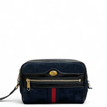 Suede Ophidia Shoulder Bag Mini