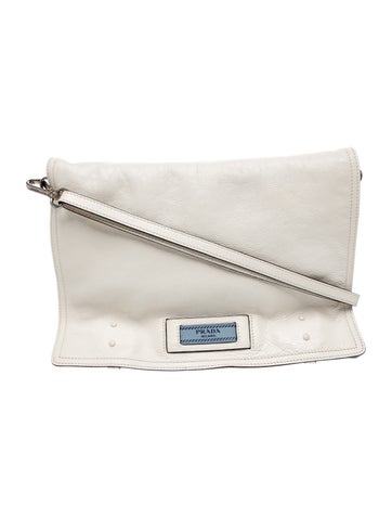 Prada Glace Calf Leather Etiquette Messenger