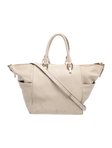 Leather Top Handle Bag