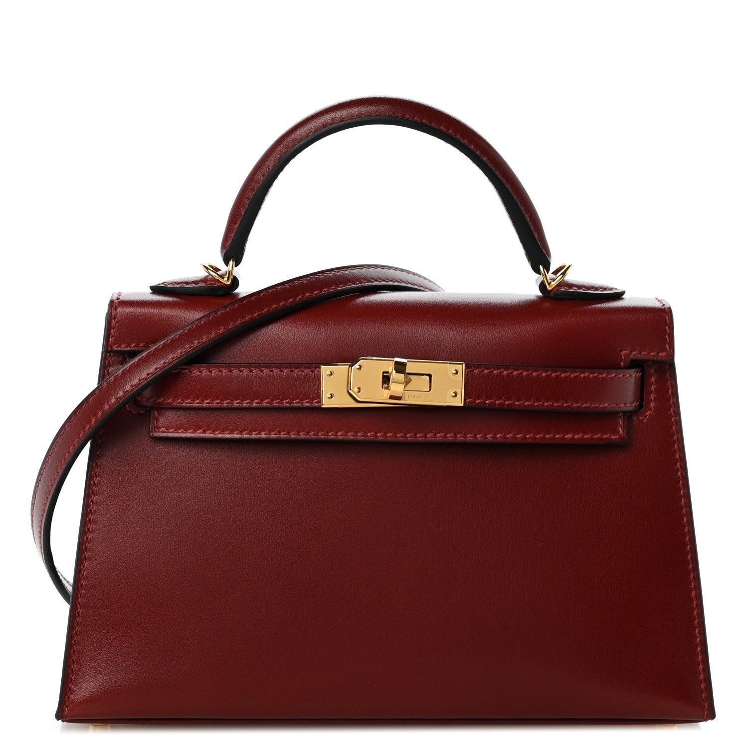 Hermes Box Mini Kelly Sellier 20 Rouge H