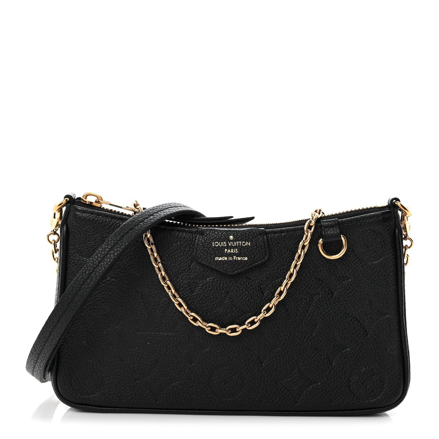 Louis Vuitton Empreinte Easy Pouch On Strap Black